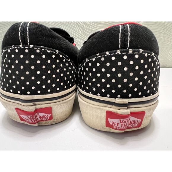 Vans black and white polka dot Hello Kitty classic slip-ons. Size 5.5(M); 7(W). - Picture 4 of 8